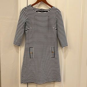 Lilly Pulitzer Boatneck Navy Striped Dress